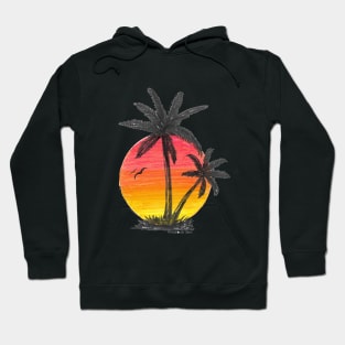 Palm Tree Silhouette Hoodie